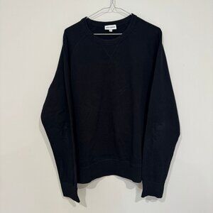 Spier & Mackay Lightweight French Terry Pullover Crewneck Sweatshirt M Black